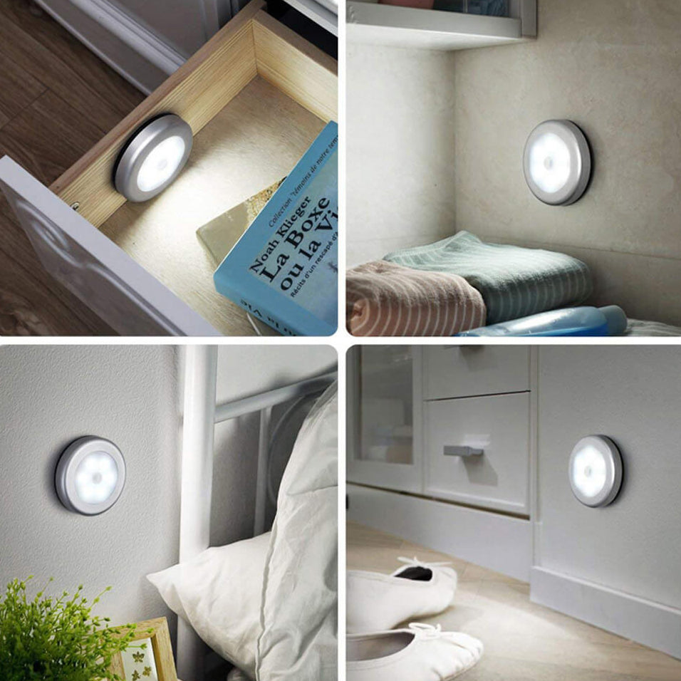 Smart Body Sensing Round LED Night Light Wall Sconce Lamp