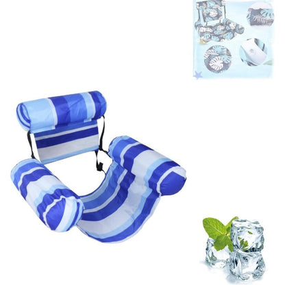 Inflatable Pool Float Chair with Mesh Seat