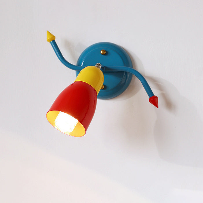 Creative Iron Arrow 1-Light Rocker Arm Wall Sconce Lamp