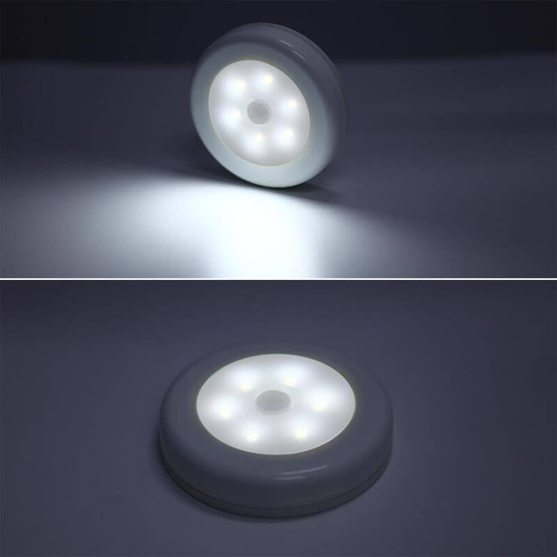 Smart Body Sensing Round LED Night Light Wall Sconce Lamp