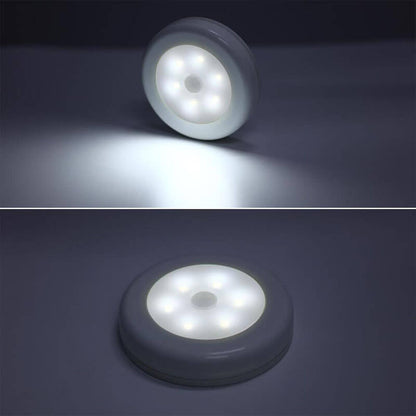 Smart Body Sensing Round LED Night Light Wall Sconce Lamp