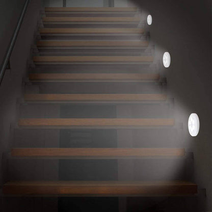 Smart Body Sensing Round LED Night Light Wall Sconce Lamp
