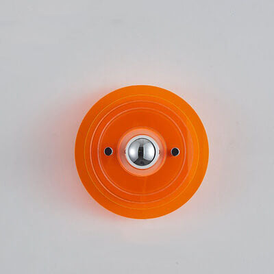 Stained Round Light Shadow Acrylic 1-Light Wall Sconce Lamp