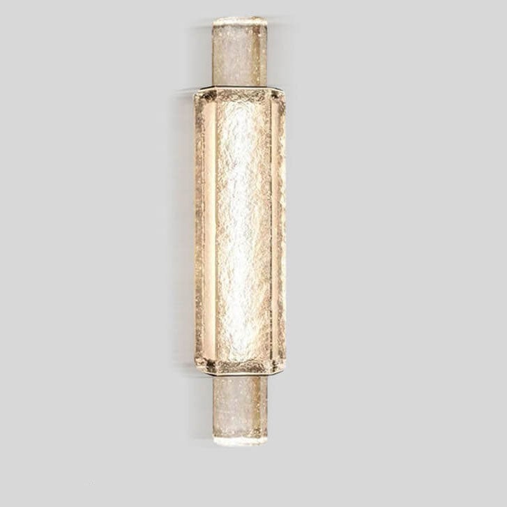 Bubble Glass Cylindrical 1-Light LED Wall Sconce Lamp