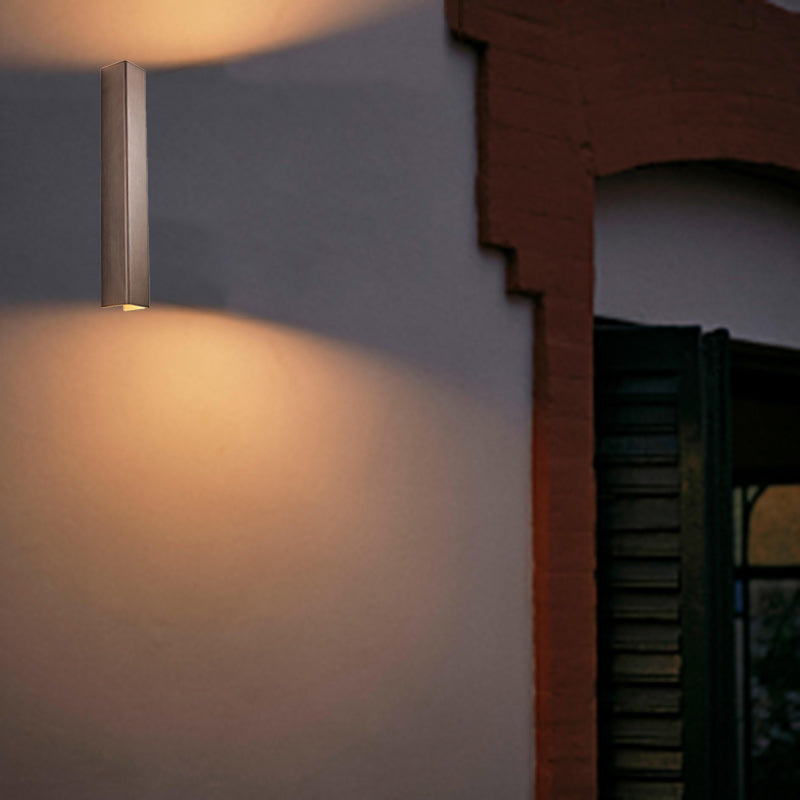Modern Minimalist Rectangular Aluminum LED Wall Sconce Lamp