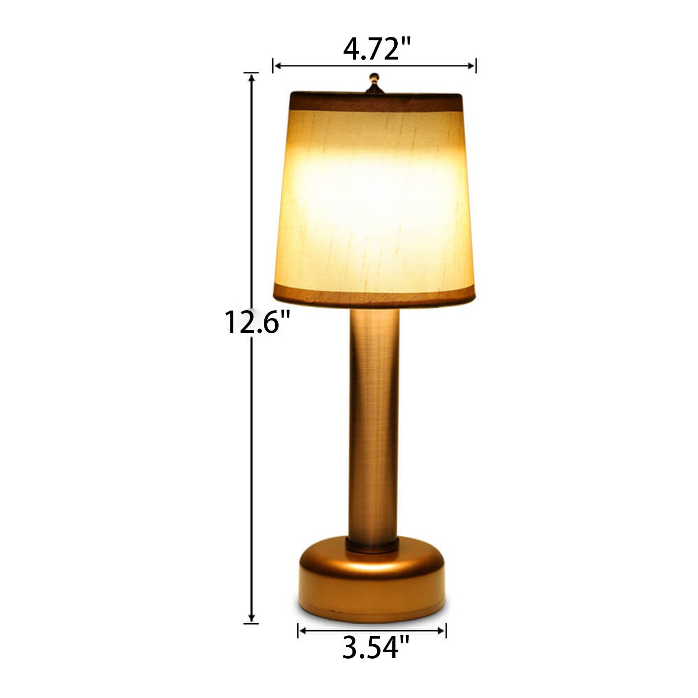 Vintage Linen Iron Table Lamp