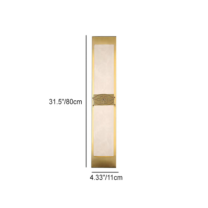 Chinese Strip Chinese Knot Cymbidium LED Wall Sconce Lamp