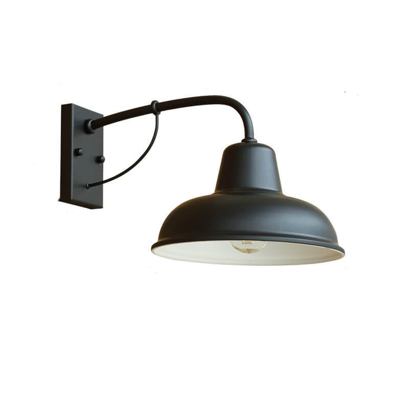 Vintage Iron Barn Waterproof Outdoor Wall Sconce