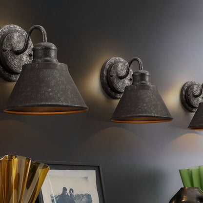 Hardware Shade Outdoor Waterproof 1-Light Wall Sconce Lamp