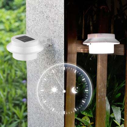 Solar LED Outdoor Waterproof Fence Wall Sconce Lamp