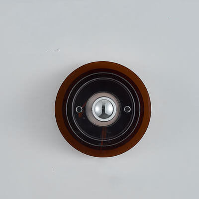 Stained Round Light Shadow Acrylic 1-Light Wall Sconce Lamp