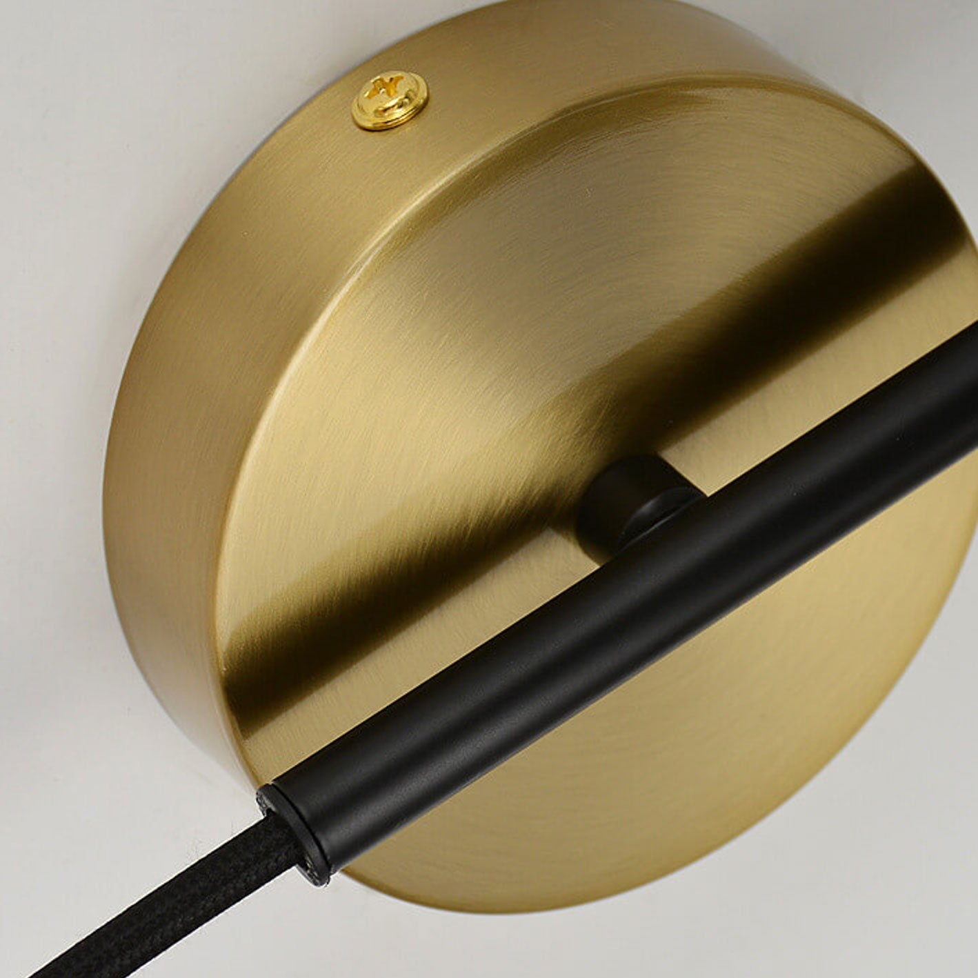 Rotatable Swing Arm Iron 1-Light Wall Sconce Lamp