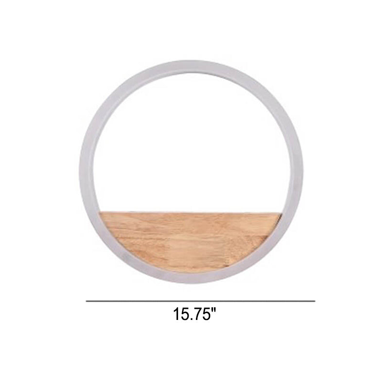 Solid Acrylic Storage Decoration Round LED Wall Sconce Lamp