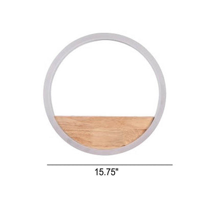 Solid Acrylic Storage Decoration Round LED Wall Sconce Lamp
