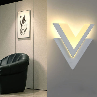 Minimalist Creative V Shape LED Wall Sconce Lamp