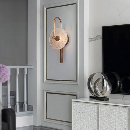 Modern Light Luxury Handmade Glass 1-Light Wall Sconce Lamp
