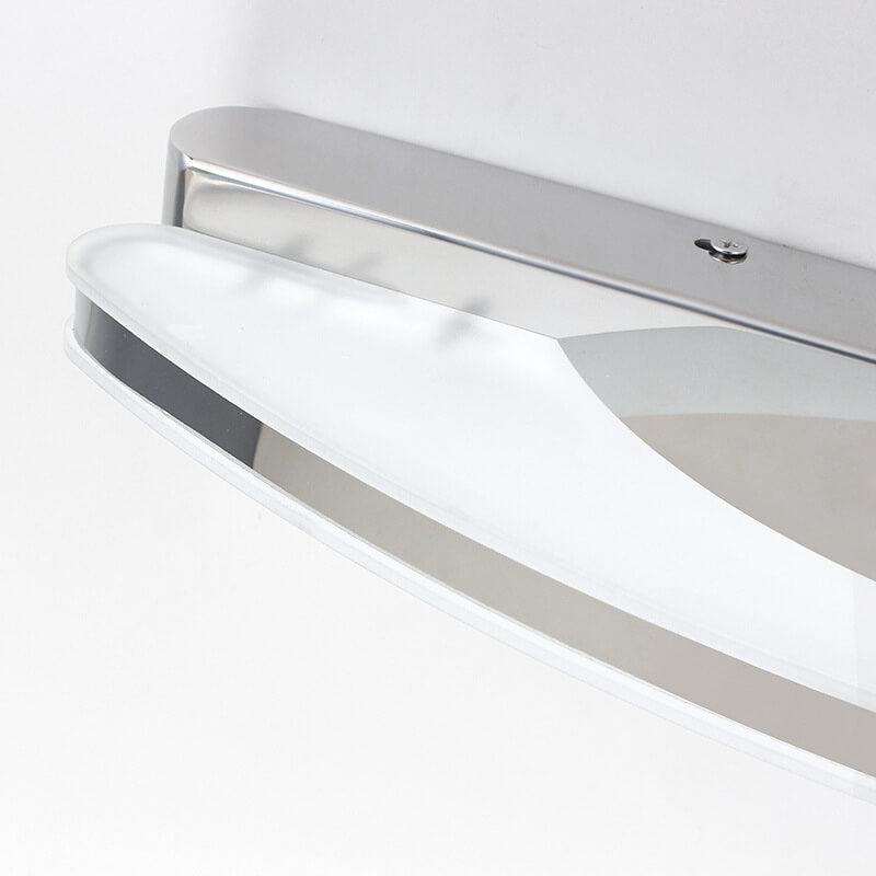 Acrylic Curved LED Mirror Front Light Wall Sconce Lamp