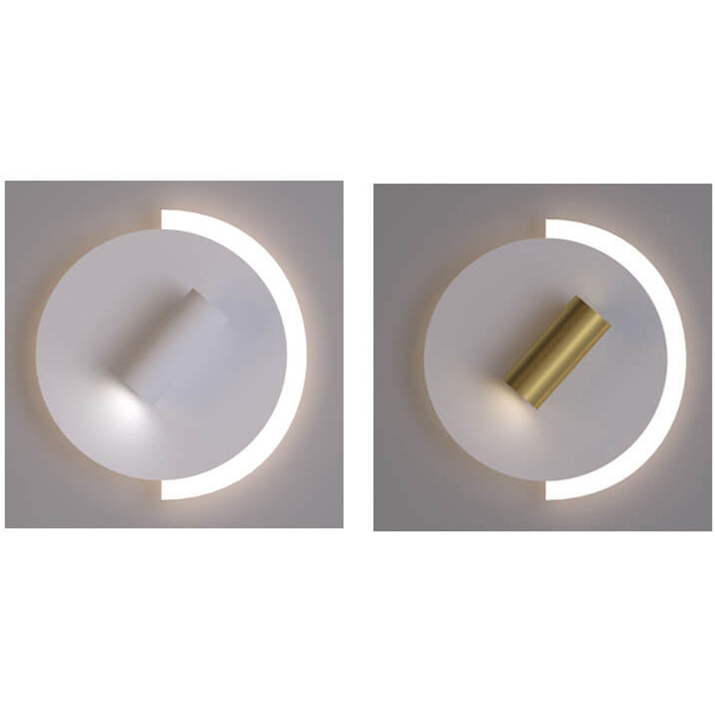Acrylic Disc Spotlight Rotatable LED Wall Sconce Lamp
