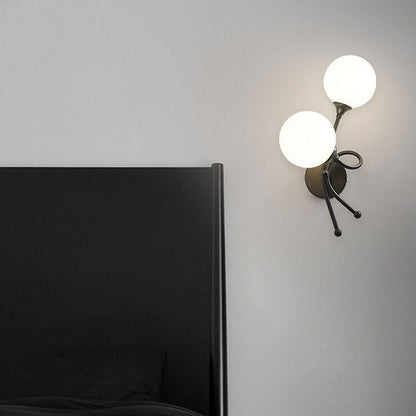 Minimalist Knot Shape Design 2-Light Wall Sconce Lamp