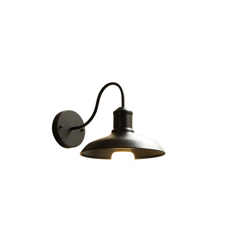 Loft Outdoor Waterproof 1-Light Bent Arm Wall Sconce Lamp