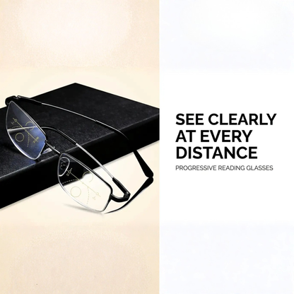 Progressive Reading Glasses, Blue Light Filter