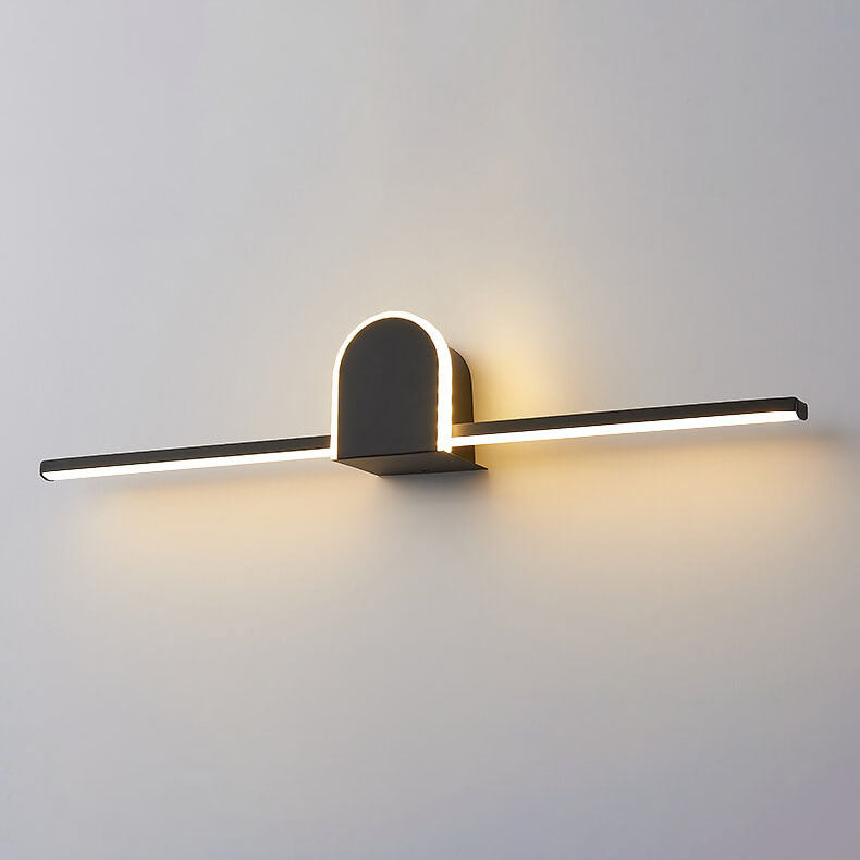 Minimalist Long Geometric Vanity Light LED Wall Sconce Lamp