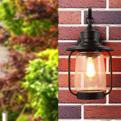 Bubble 1-Light Outdoor Waterproof Patio Wall Sconce Lamp