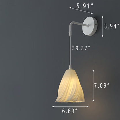Japanese Petal Design LED Wall Sconce Lamp