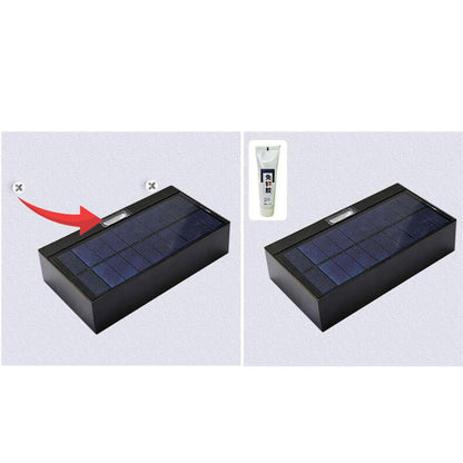 Outdoor Solar Remote Control Timing LED Wall Sconce Lamp