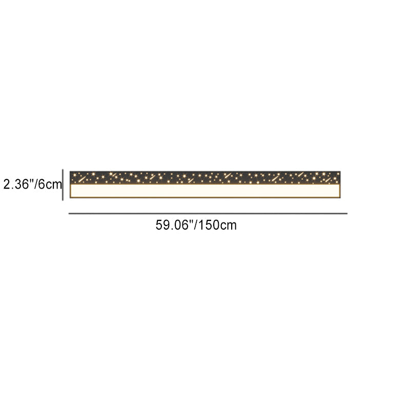 Minimalist Rectangle Iron Acrylic LED Wall Sconce Lamp