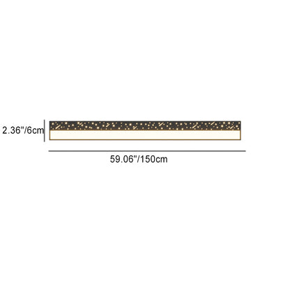 Minimalist Rectangle Iron Acrylic LED Wall Sconce Lamp