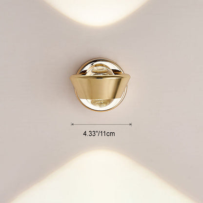 Modern Creative Bedside Iron Sphere LED Wall Sconce Lamp