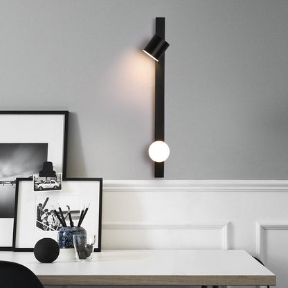 Industrial Aluminum Long Bar Rotatable LED Wall Sconce Lamp