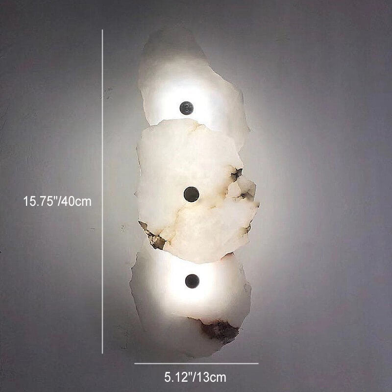 Chinese Rectangular Lucite Iron LED Wall Sconce Lamp