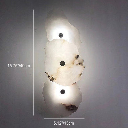 Chinese Rectangular Lucite Iron LED Wall Sconce Lamp