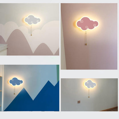 Nordic Simple Cloud Cartoon Design LED Wall Sconce Lamp