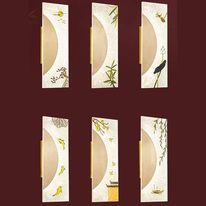 New Copper Ultra Thin Mural Design LED Wall Sconce Lamp
