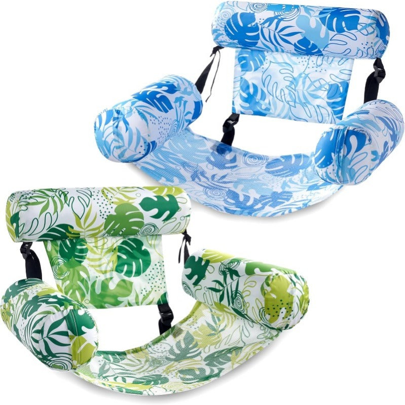 Inflatable Pool Float Chair with Mesh Seat