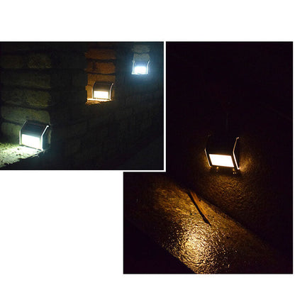 Solar Stainless Steel 3 LED Outdoor Garden Step Light
