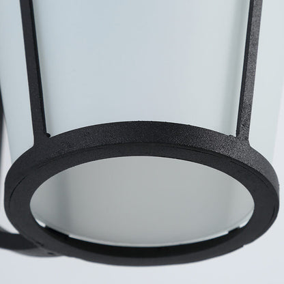 Glass Outdoor Patio Aisle 1-Light Wall Sconce Lamp