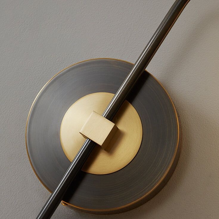 All Rod Ring Combination Graphic LED Wall Sconce Lamp