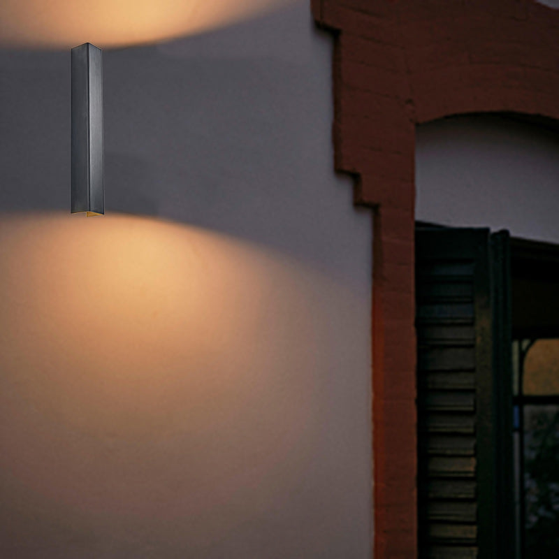 Modern Minimalist Rectangular Aluminum LED Wall Sconce Lamp