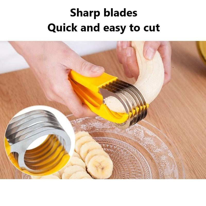 Handheld 11-Blade Banana Slicer