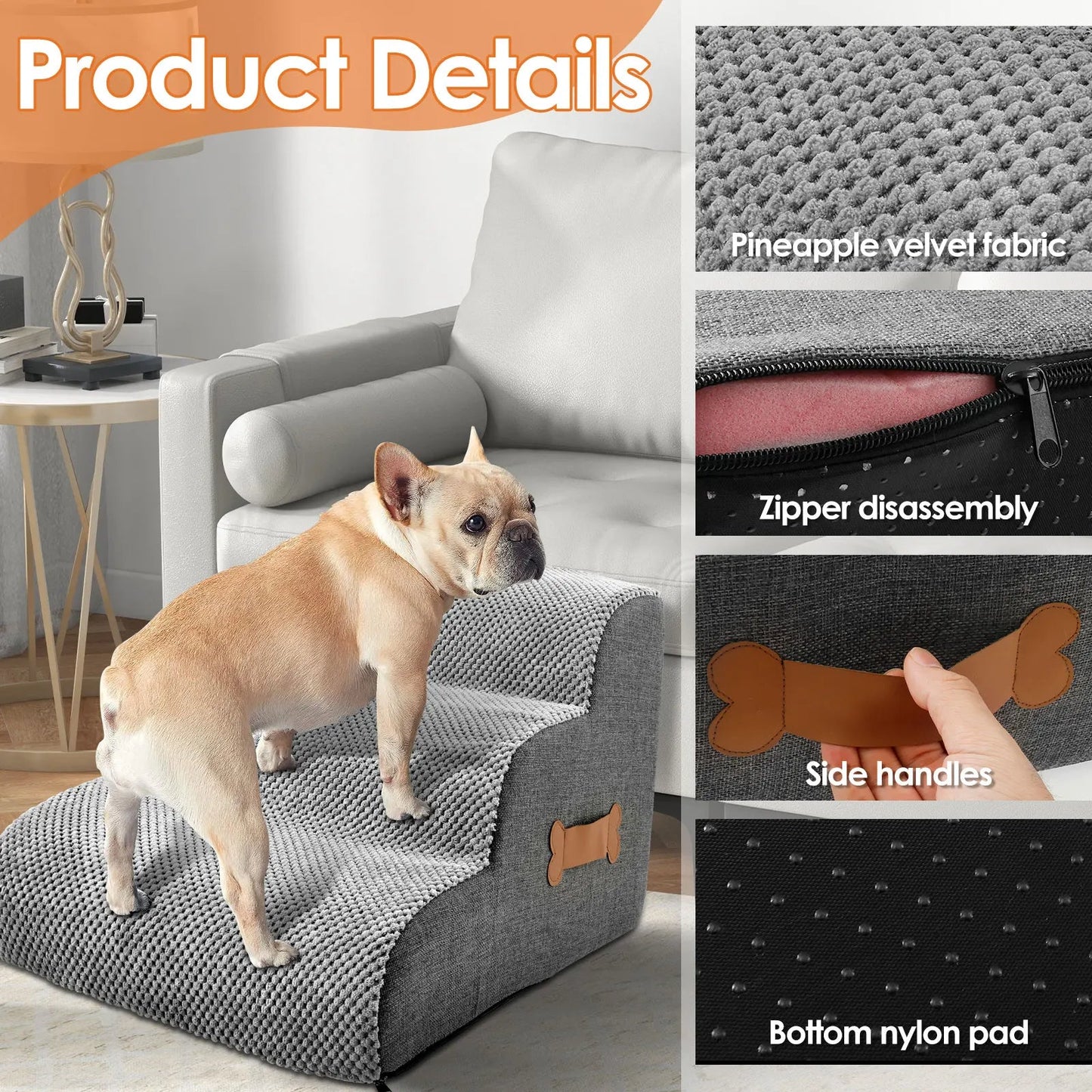 Dog Stairs and Steps for Bed