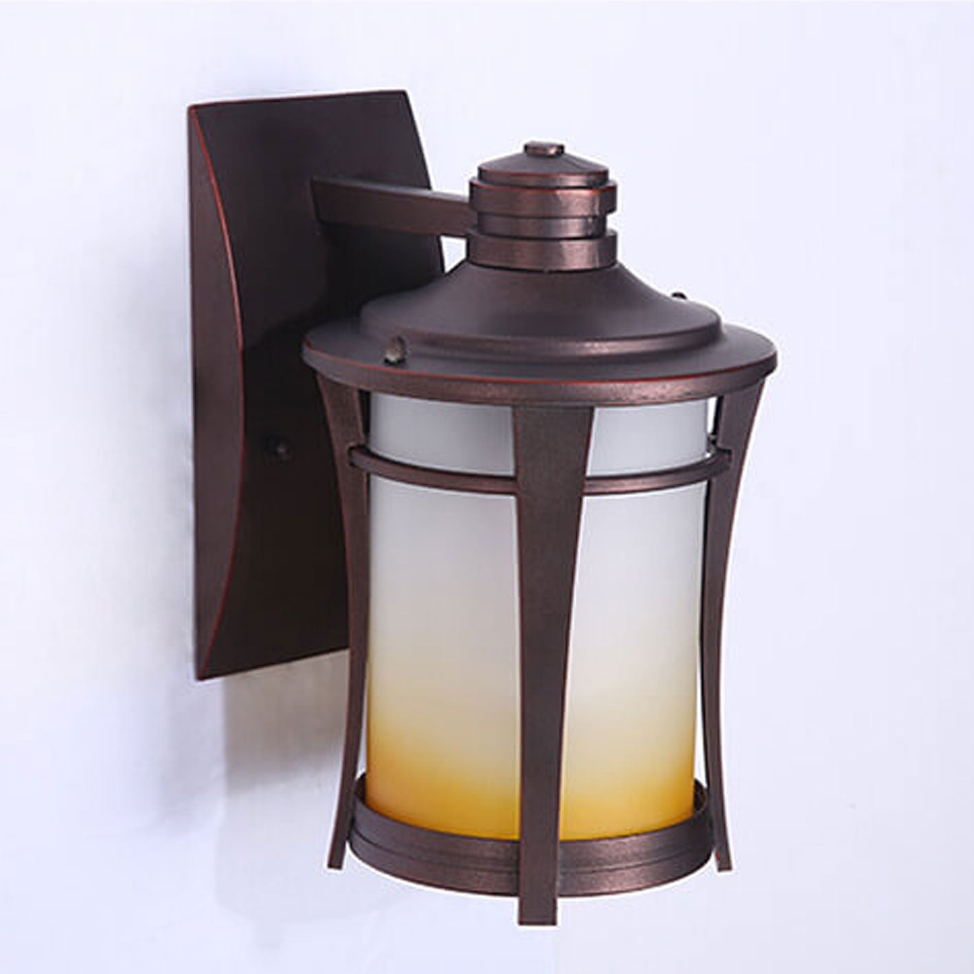 Wrought Iron Outdoor Waterproof 1-Light Wall Sconce Lamp
