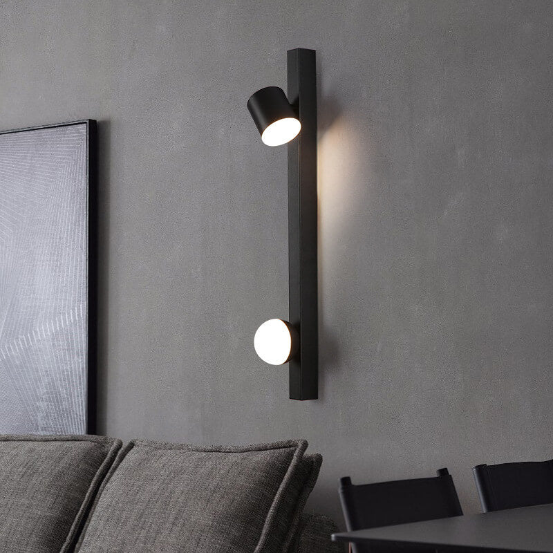 Industrial Aluminum Long Bar Rotatable LED Wall Sconce Lamp