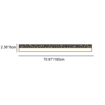 Minimalist Rectangle Iron Acrylic LED Wall Sconce Lamp