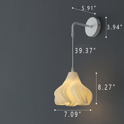 Japanese Petal Design LED Wall Sconce Lamp