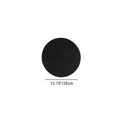 Modern Minimalist Round Eclipse Iron LED Wall Sconce Lamp