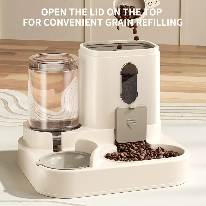 2-in-1 Pet Feeder and Water Dispenser